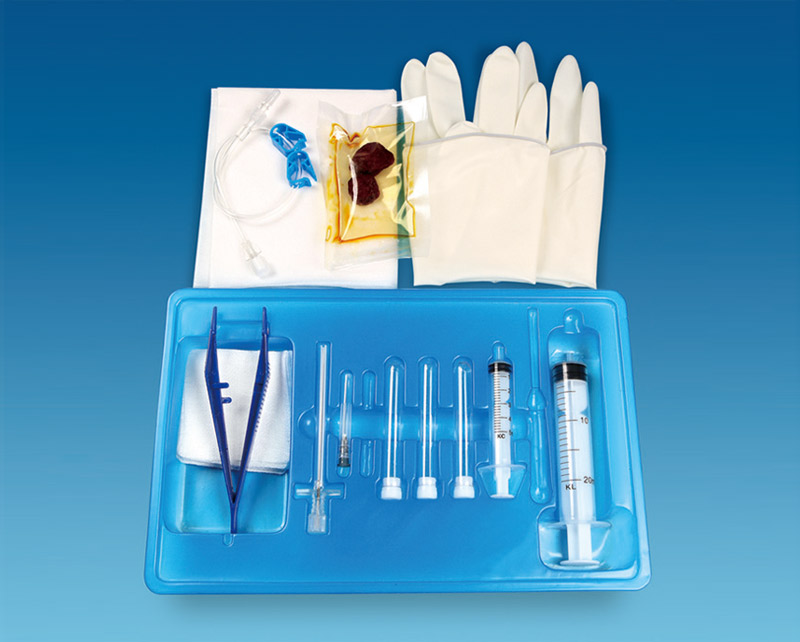 Disposable puncture drainage Kit - thoracic type
