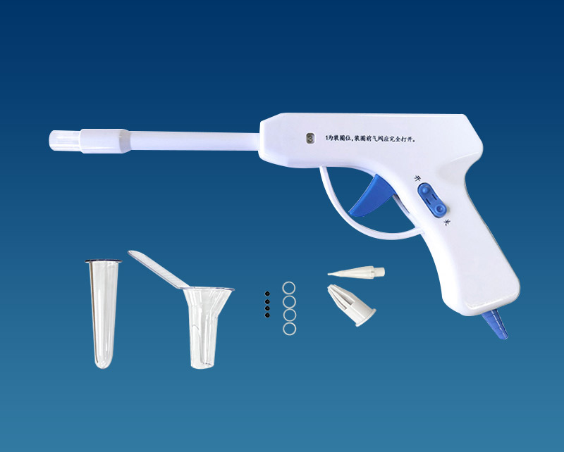 Disposable anorectal ligation device C (automatic continuous hair: rubber ring)